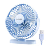 TF55-90° Rotate Personal Cooling Fan For Bedroom Home Office Desktop Travel