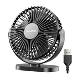 TF55-90° Rotate Personal Cooling Fan For Bedroom Home Office Desktop Travel