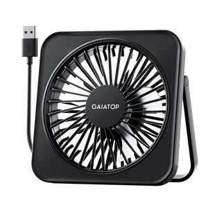 Gaiatop USB Desk Fan, 5 Inch Personal Fan Small Portable Table Fan