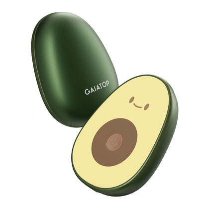 Gaiatop Rechargeable Hand Warmer 2 Pack, 4000 mAh Battery Avocado Shaped Electric Hand Warmer