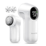 Gaiatop Rechargeable Fabric Shaver, 3-Speeds Electric Lint Remover Shaver with LED Display