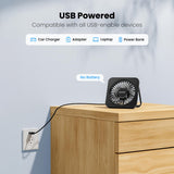 Gaiatop USB Desk Fan, 5 Inch Personal Fan Small Portable Table Fan