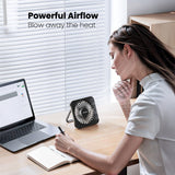 Gaiatop USB Desk Fan, 5 Inch Personal Fan Small Portable Table Fan