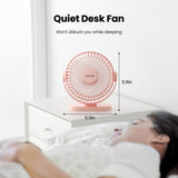 TF55-90° Rotate Personal Cooling Fan For Bedroom Home Office Desktop Travel