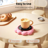 Gaiatop  CW-04 Coffee Mug Warmer, 50W Cute Cat Paw Coffer Warmer for Office Desk