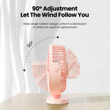 TF55-90° Rotate Personal Cooling Fan For Bedroom Home Office Desktop Travel