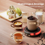 Gaiatop Mug Warmer, 30W Coffee Mug Warmer with Colorful LED Atmosphere Lights