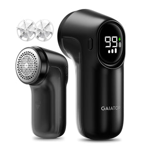 Gaiatop Rechargeable Fabric Shaver, 3-Speeds Electric Lint Remover Shaver with LED Display Q18