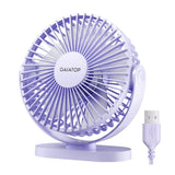 TF55-90° Rotate Personal Cooling Fan For Bedroom Home Office Desktop Travel