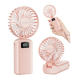 Gaiatop Portable Handheld Fan, 180°Foldable for Desk
